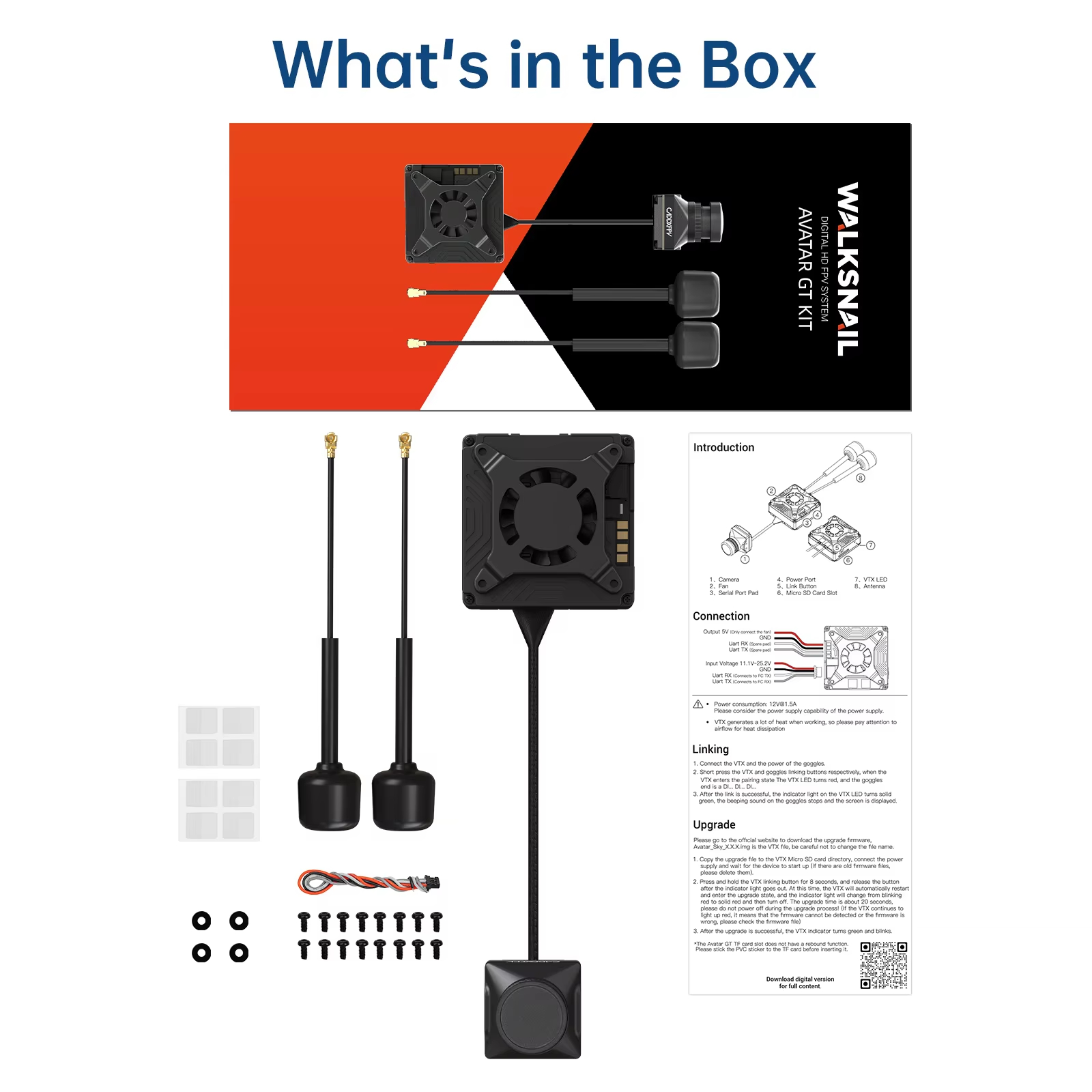 Drone Kit Fpv - Kit Avatar GT de Caddx Walksnail