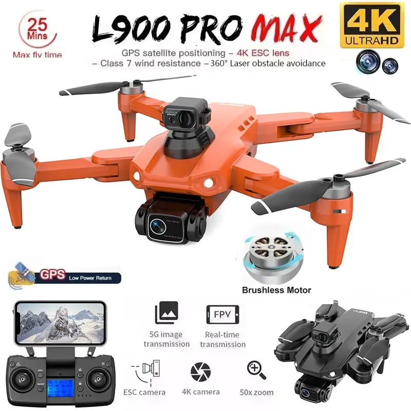 Drone GPS L900 Pro MAX 4K prof - Drone Kit Professional avis et prix